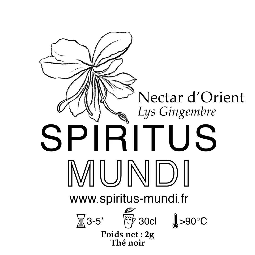 Thé noir Nectar d’orient Lys gingembre Série limitée