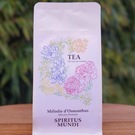 Mélodie d'Osmanthus — Thé Noir 100g — Une douceur naturelle, abricot confit et miel.