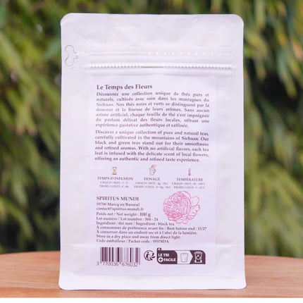 Reine des Roses — Thé Noir 100g L'intensité absolue de la rose fraîche, sans artifice.