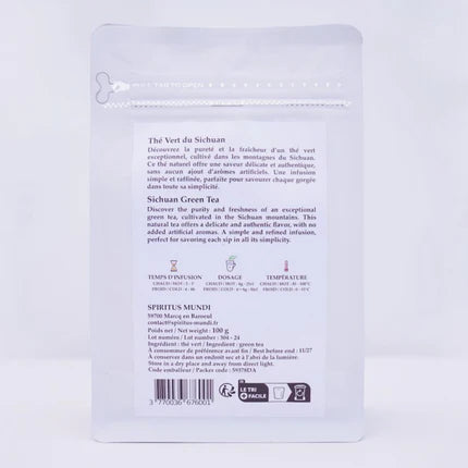 Thé vert des montagnes du Sichuan