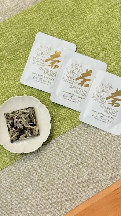 Thé Blanc du Yunnan "Souffle Blanc" 6 Briques de Thé Blanc (6 x 1 Litre)— La délicatesse des montagnes en portion. Une infusion parfaite, florale et veloutée.